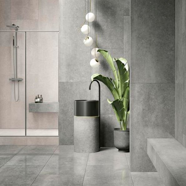 Flax Grey Wall and floor tiles - Image 2