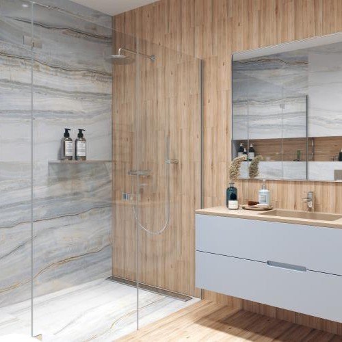 Expance Grey Wand- & Bodenfliese – Bild 3