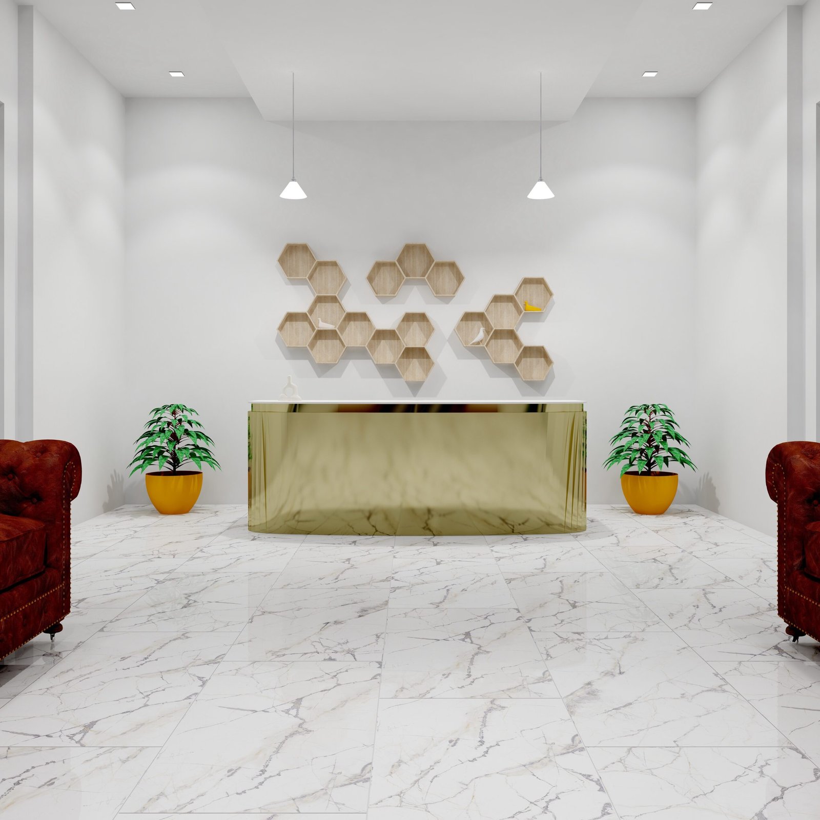 Aurora Juniper Polished Wall and floor tiles - Image 2