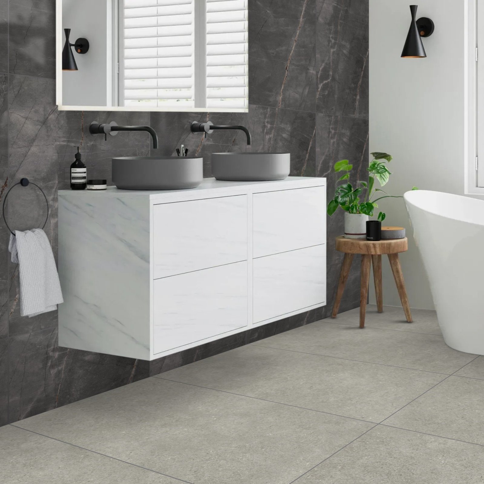 Atlas Grey Wand- & Bodenfliese – Bild 2