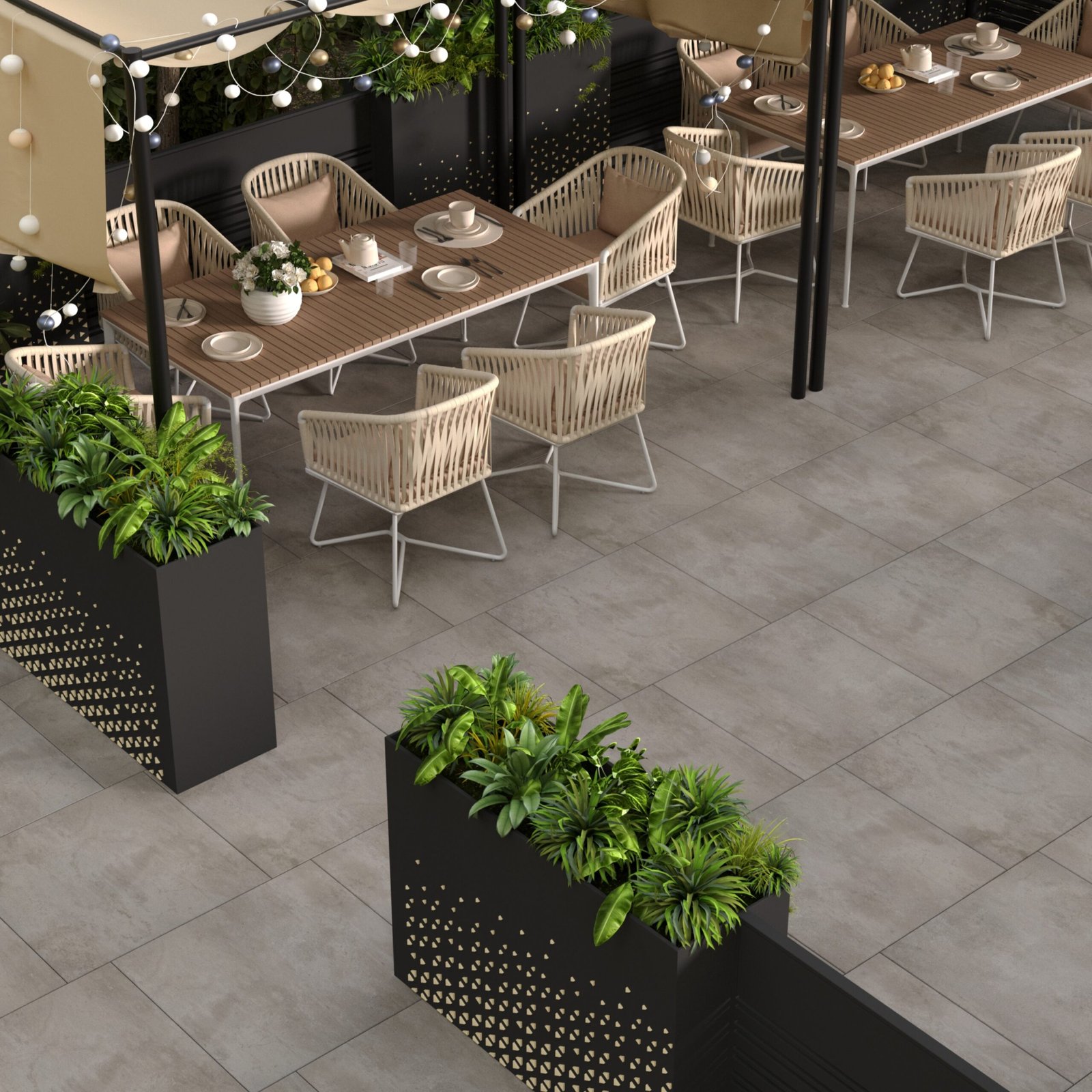 Prima Teras Grau 60x60 (0.72 p.P.) Terrace tiles - Image 2