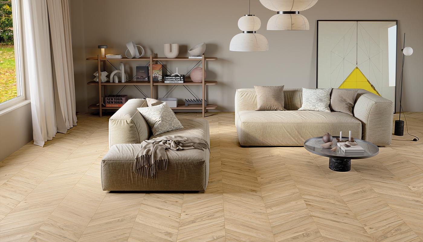 Chevron Oak Wall and floor tiles - Image 2
